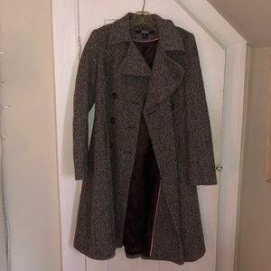 DKNY Herringbone Coat